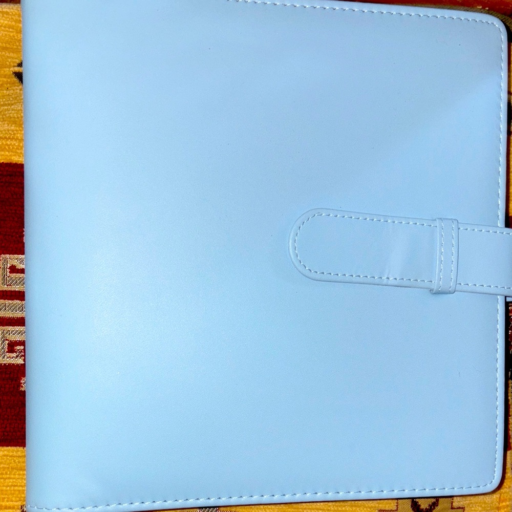 Light Blue Leather Photo album